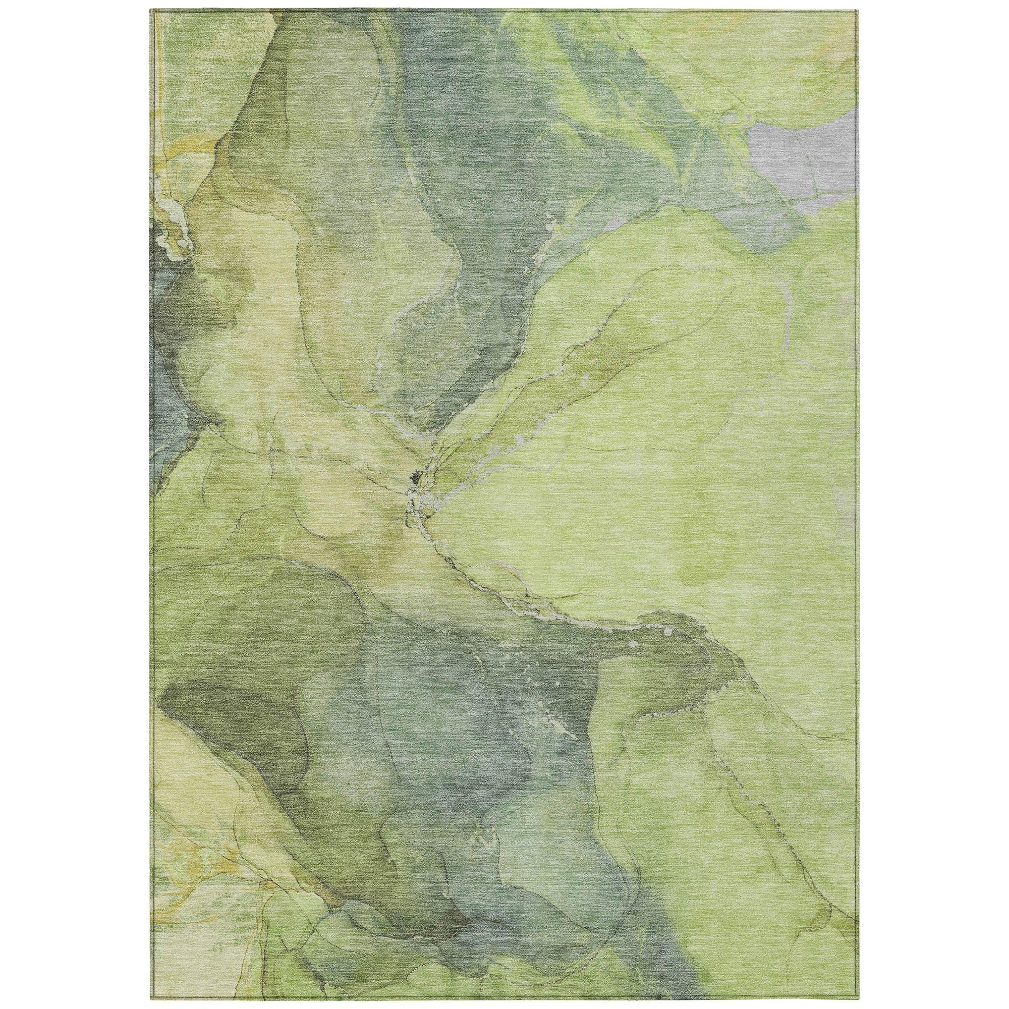 Addison Rugs Maeira Green Washable Indoor-Outdoor Rug