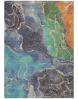 Addison Rugs Maeon Blue Washable Indoor-Outdoor Rug