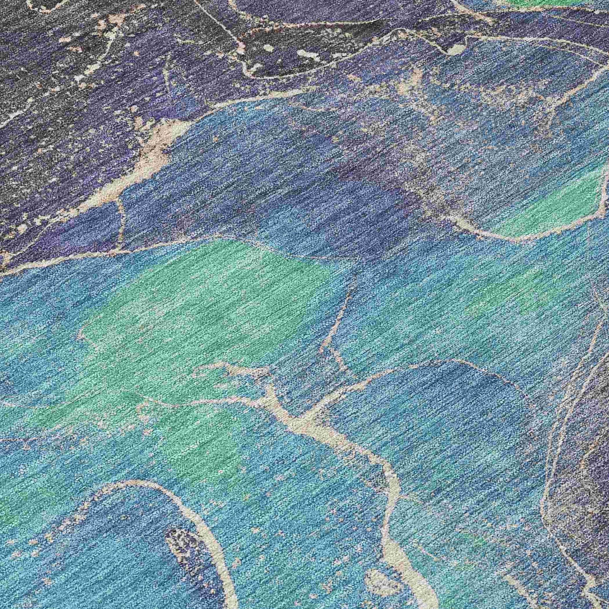 Addison Rugs Maeon Blue Washable Indoor-Outdoor Rug