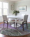 Addison Rugs Maeon Purple Washable Indoor-Outdoor Rug