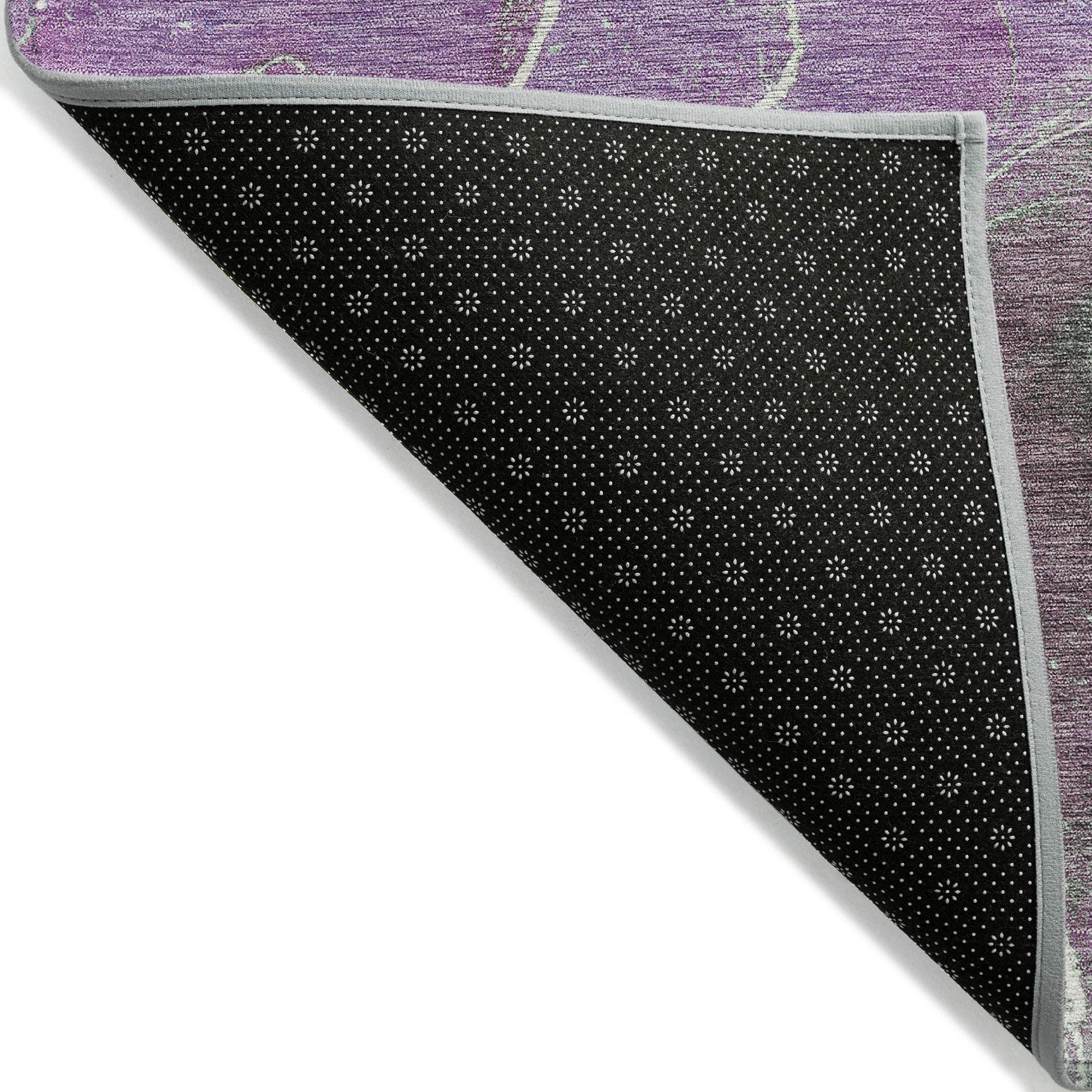 Addison Rugs Maeon Purple Washable Indoor-Outdoor Rug