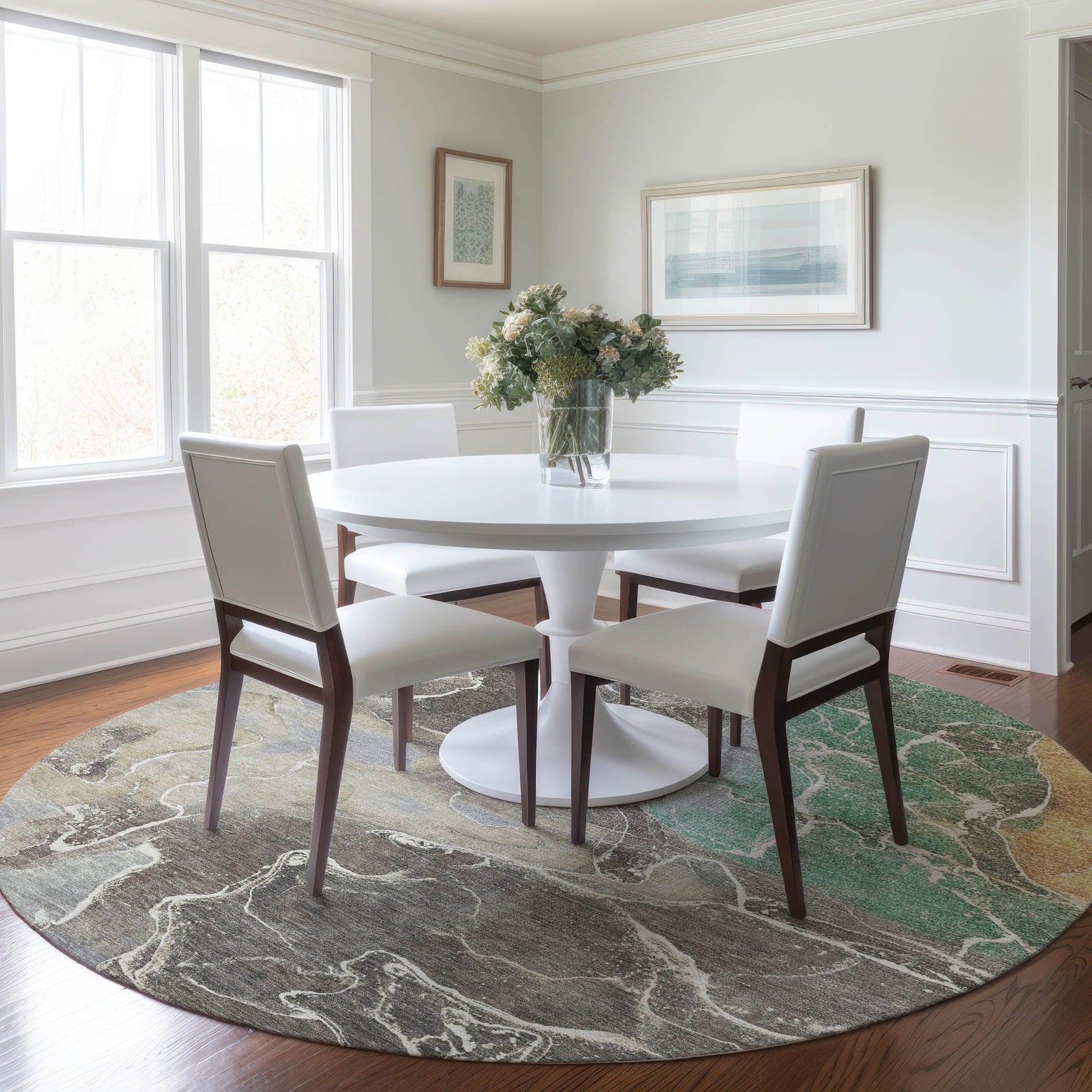 Addison Rugs Maeon Taupe Washable Indoor-Outdoor Rug