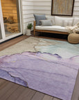 Addison Rugs Maeora Purple Washable Indoor-Outdoor Rug