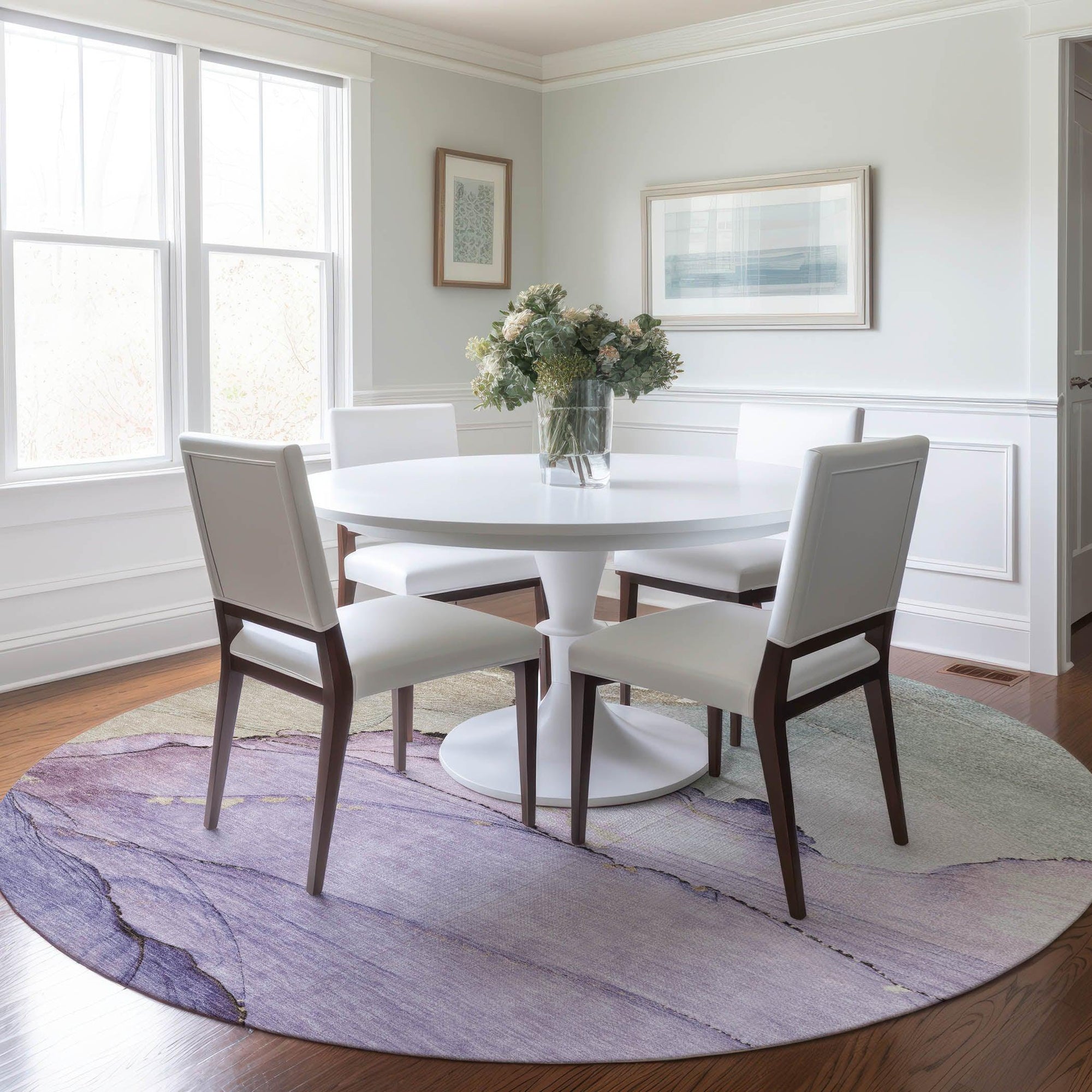 Addison Rugs Maeora Purple Washable Indoor-Outdoor Rug