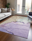 Addison Rugs Maeora Purple Washable Indoor-Outdoor Rug