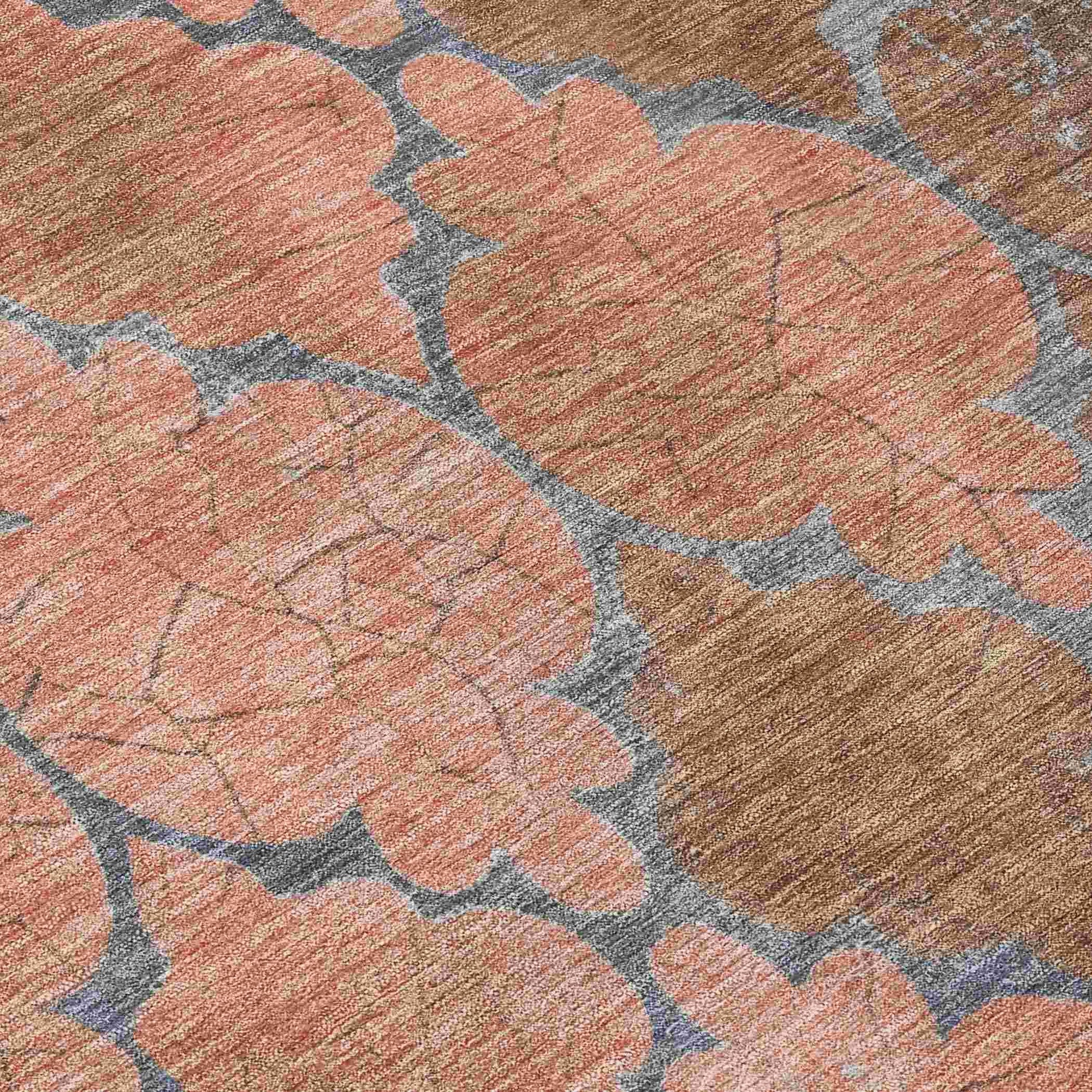 Addison Rugs Maeoril Orange Washable Indoor-Outdoor Rug