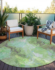 Addison Rugs Naelain Green Washable Indoor-Outdoor Rug
