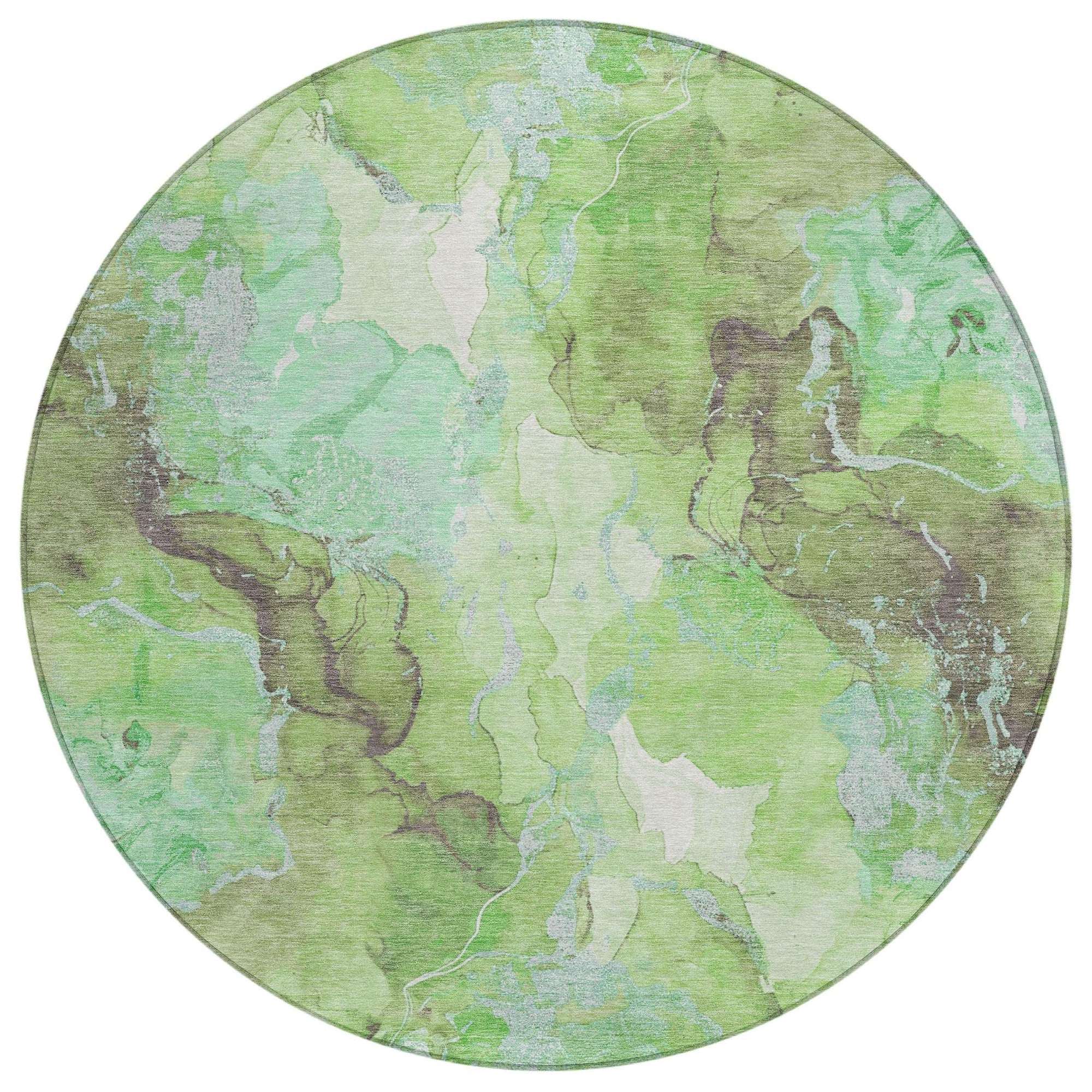 Addison Rugs Naelain Green Washable Indoor-Outdoor Rug