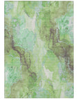 Addison Rugs Naelain Green Washable Indoor-Outdoor Rug