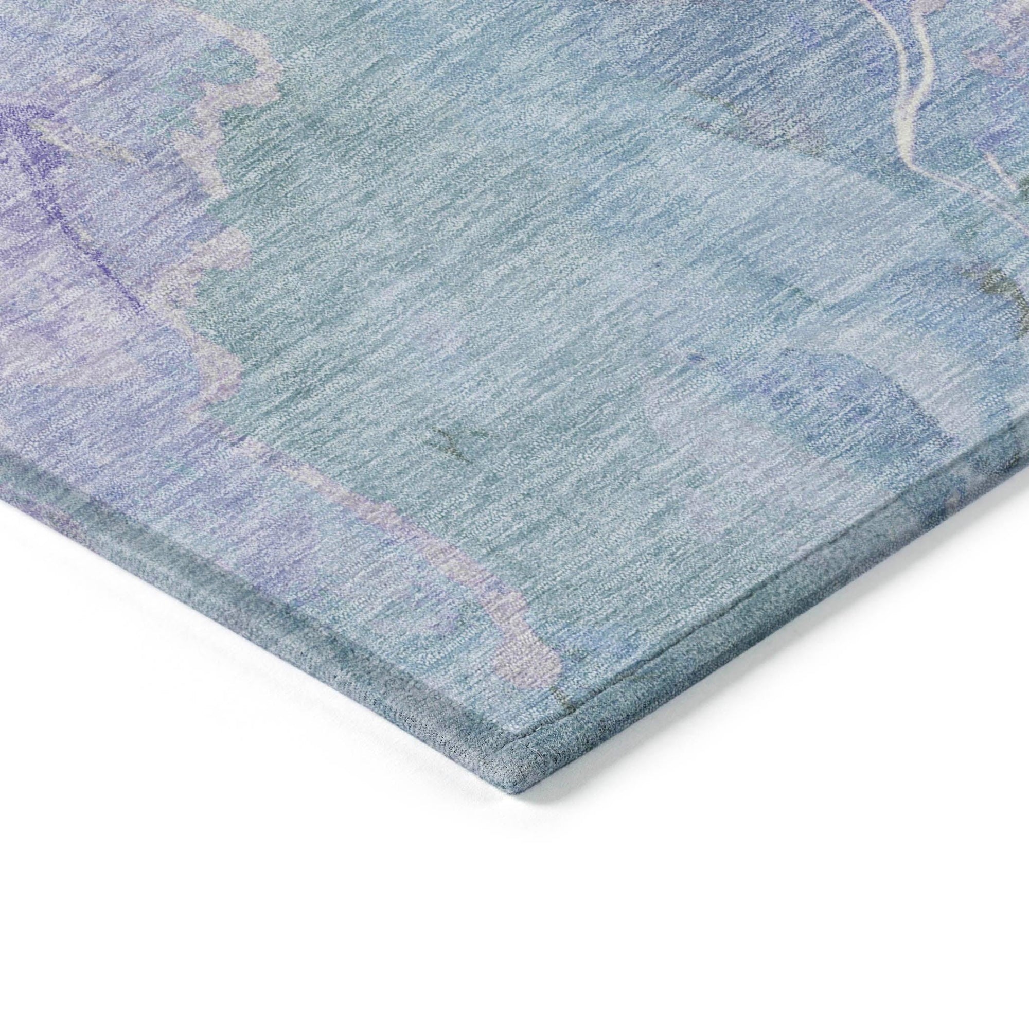 Addison Rugs Naelain Purple Washable Indoor-Outdoor Rug