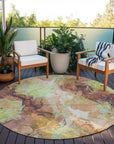 Addison Rugs Naelain Brown Washable Indoor-Outdoor Rug