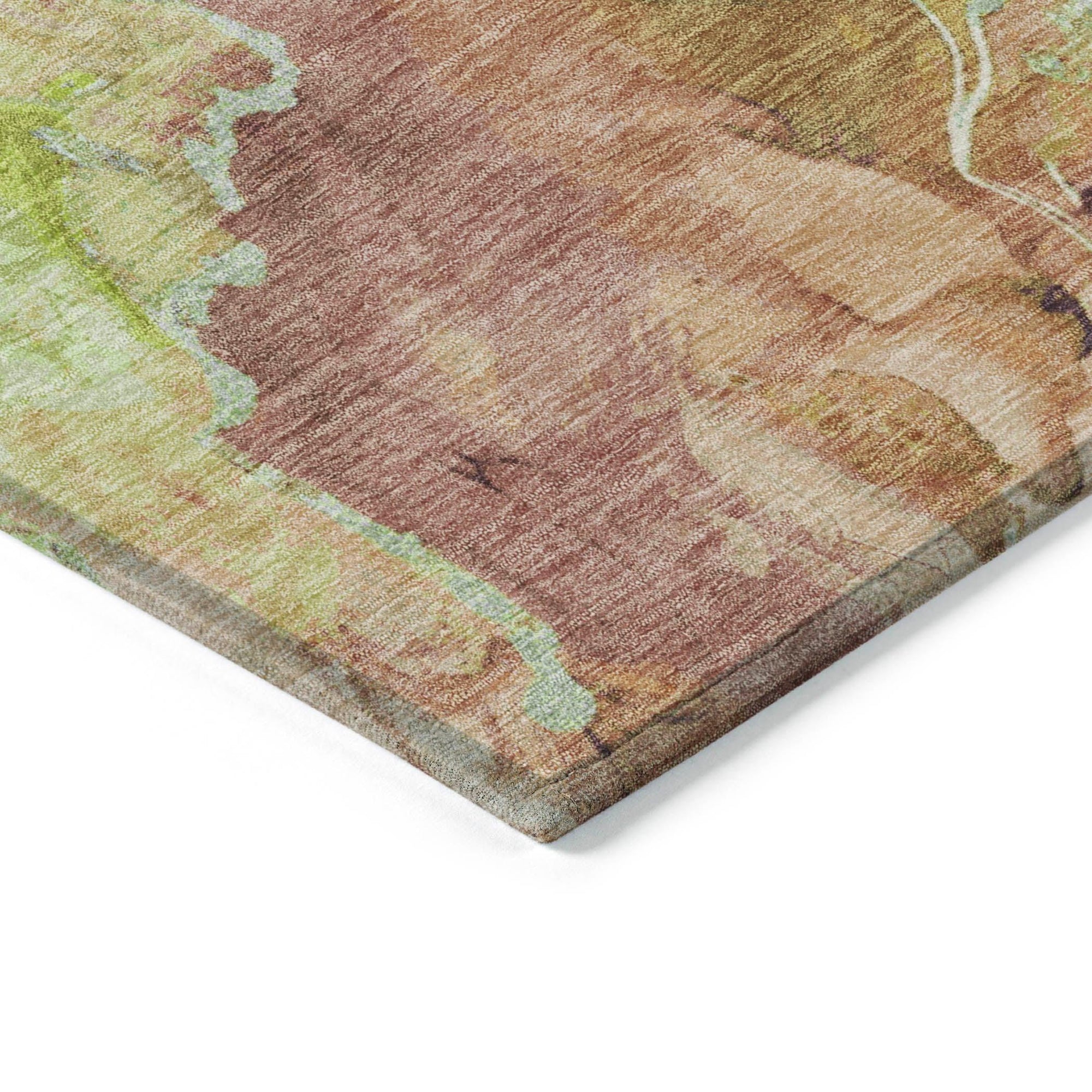 Addison Rugs Naelain Brown Washable Indoor-Outdoor Rug