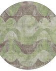 Addison Rugs Naelara Green Washable Indoor-Outdoor Rug