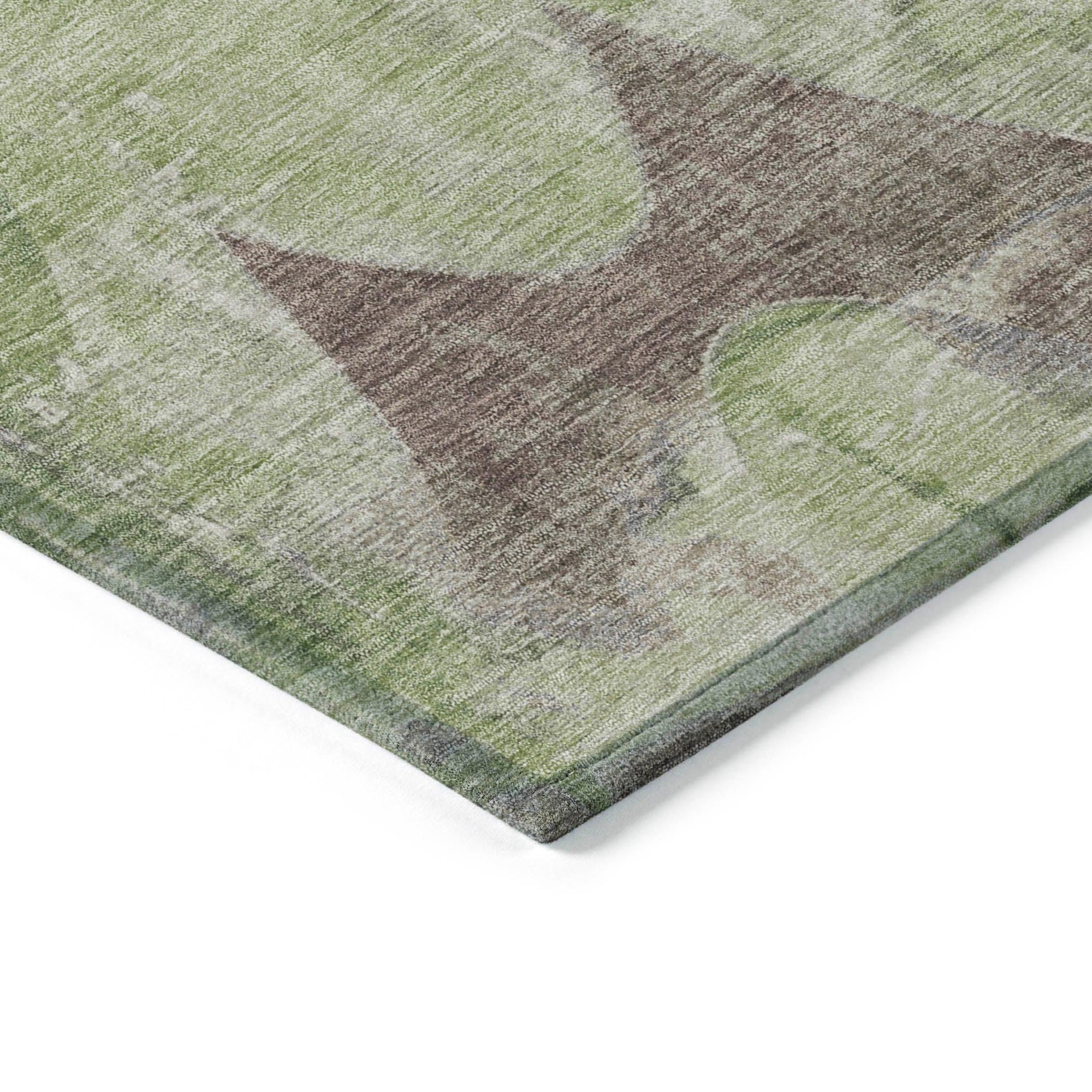 Addison Rugs Naelara Green Washable Indoor-Outdoor Rug