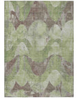 Addison Rugs Naelara Green Washable Indoor-Outdoor Rug