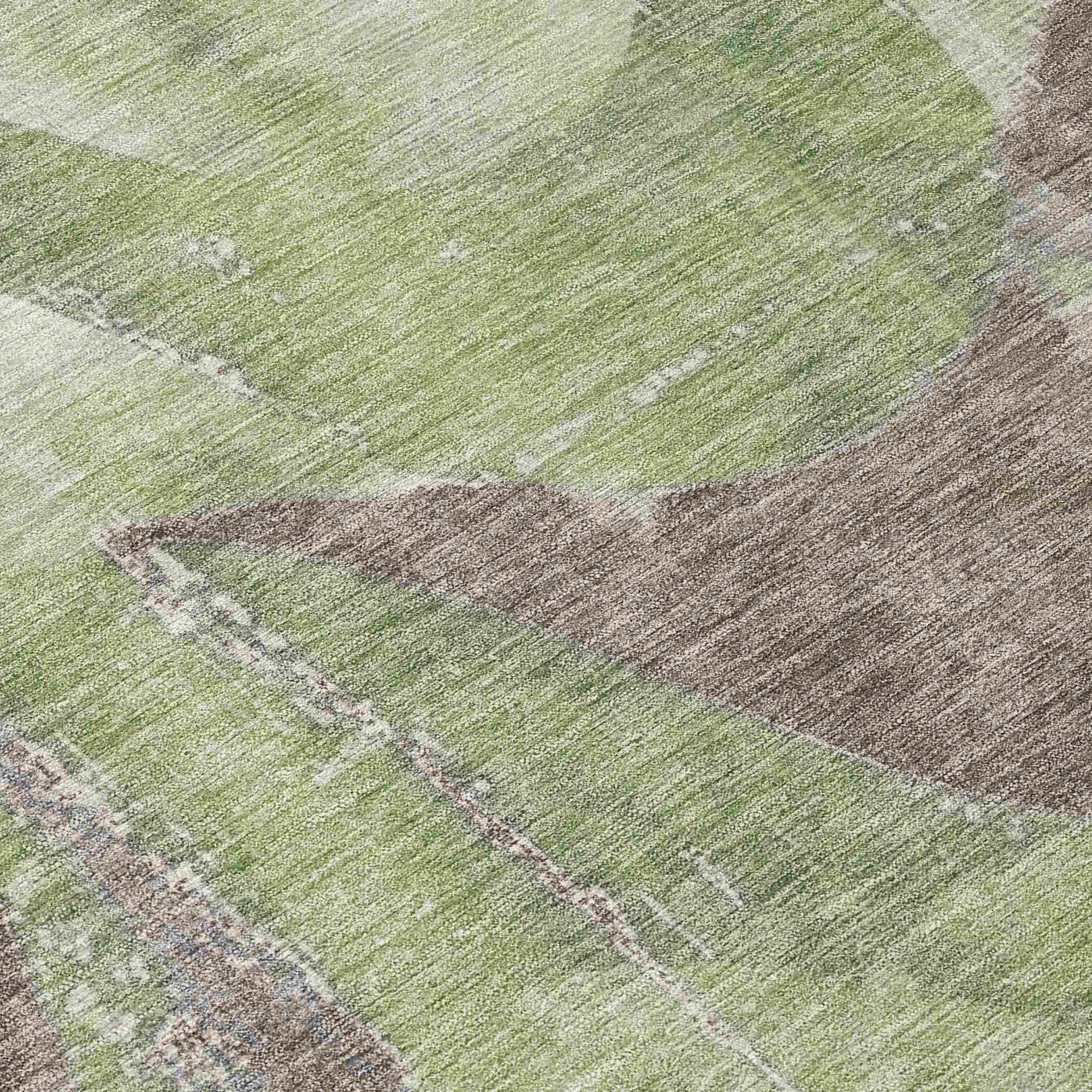 Addison Rugs Naelara Green Washable Indoor-Outdoor Rug