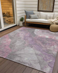 Addison Rugs Naelien Pink Washable Indoor-Outdoor Rug