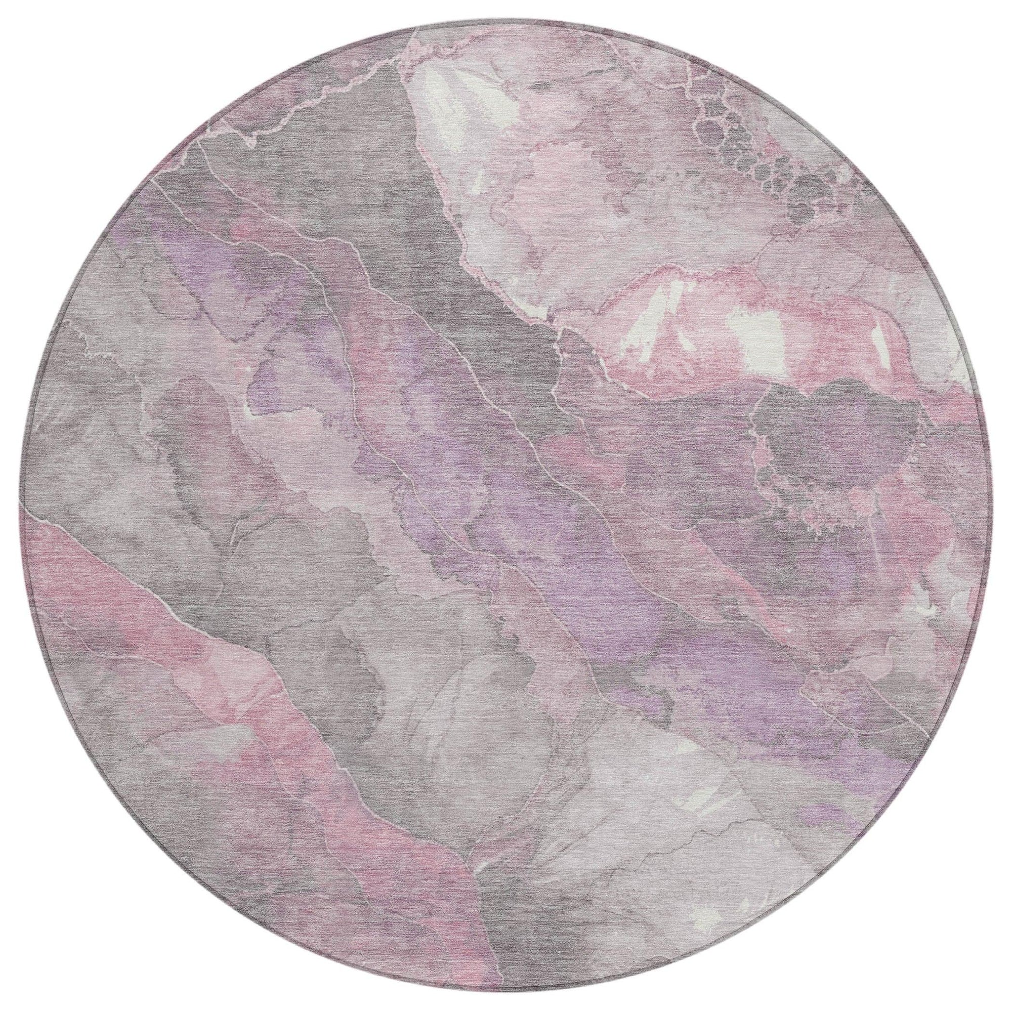 Addison Rugs Naelien Pink Washable Indoor-Outdoor Rug