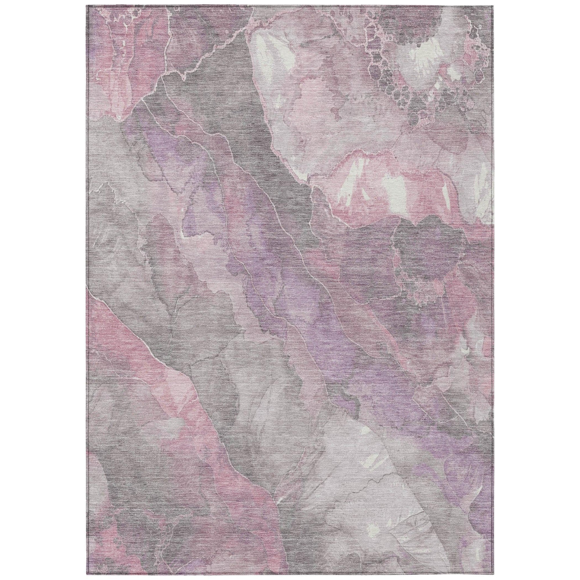Addison Rugs Naelien Pink Washable Indoor-Outdoor Rug