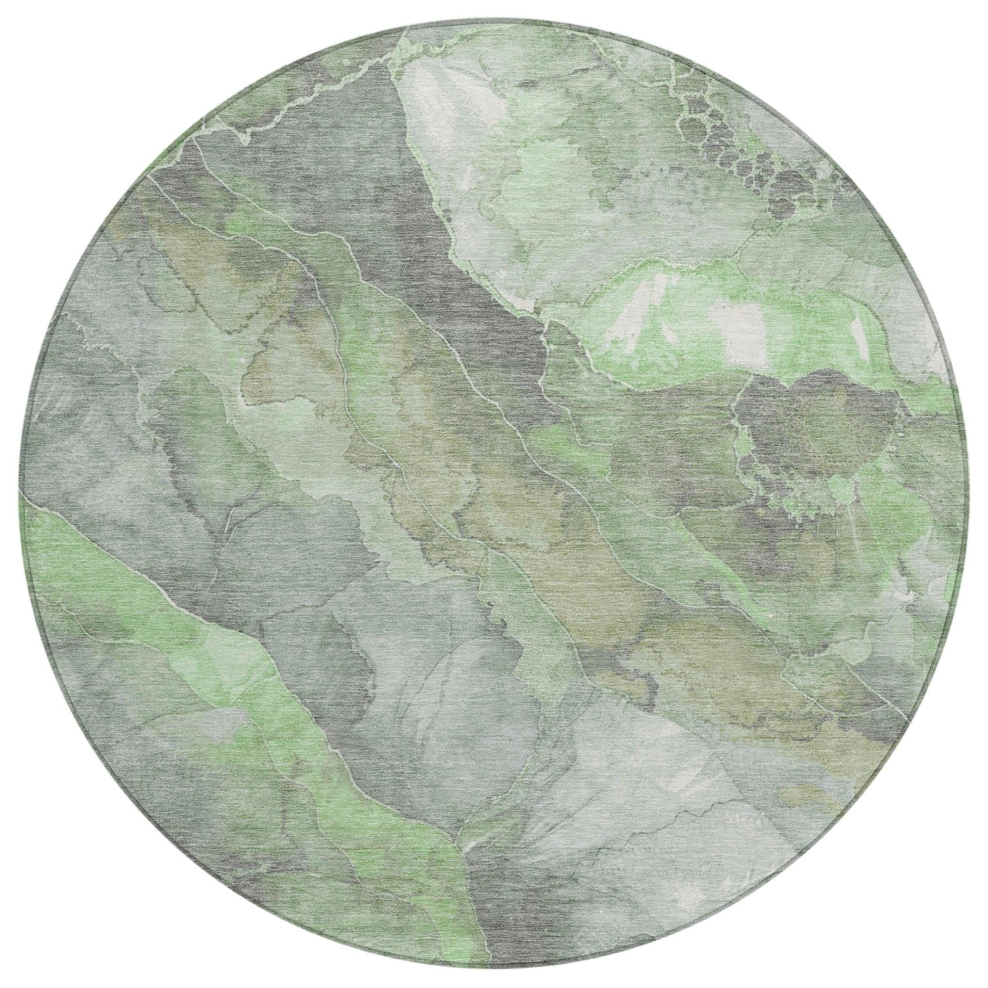 Addison Rugs Naelien Green Washable Indoor-Outdoor Rug