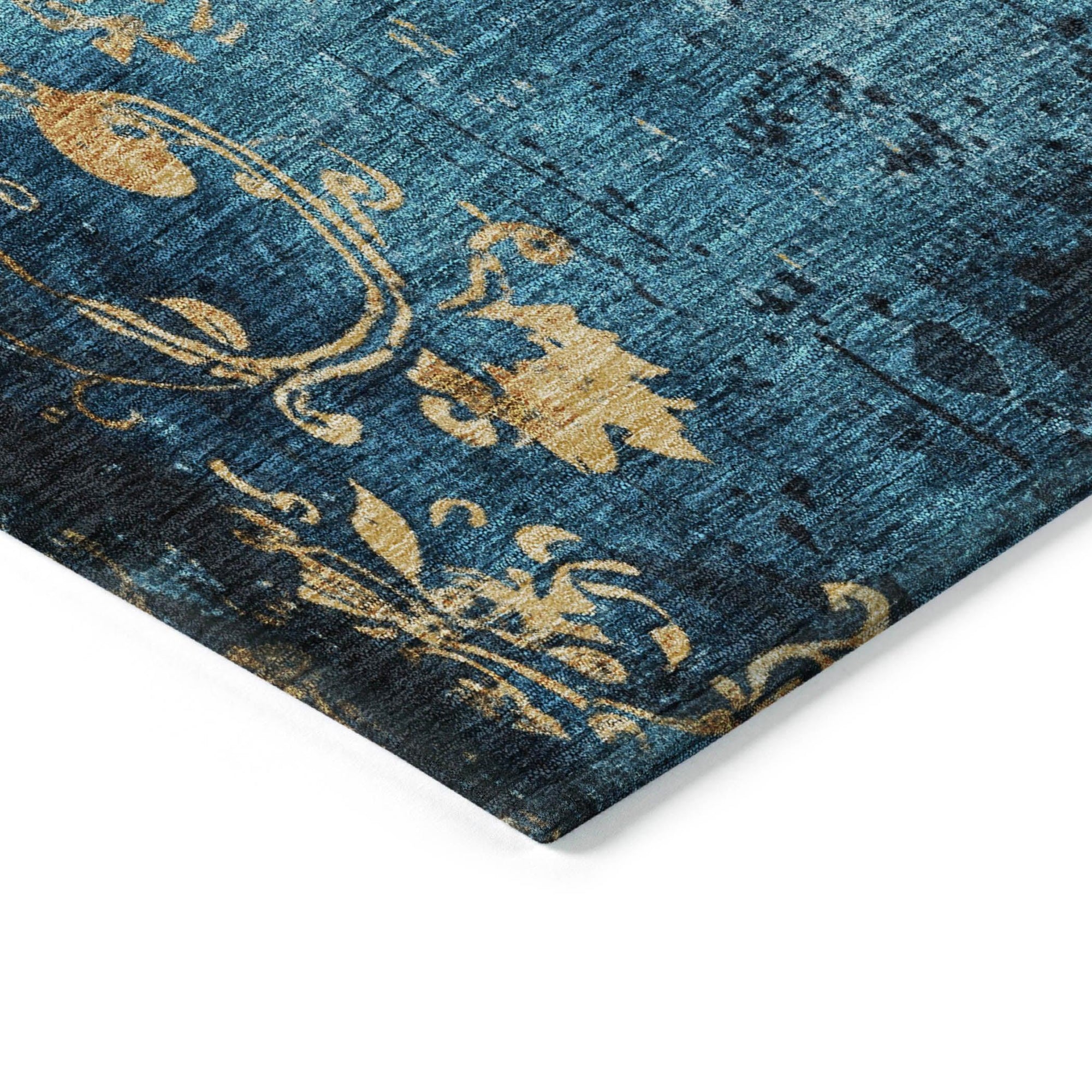 Addison Rugs Naelion Blue Washable Indoor-Outdoor Rug