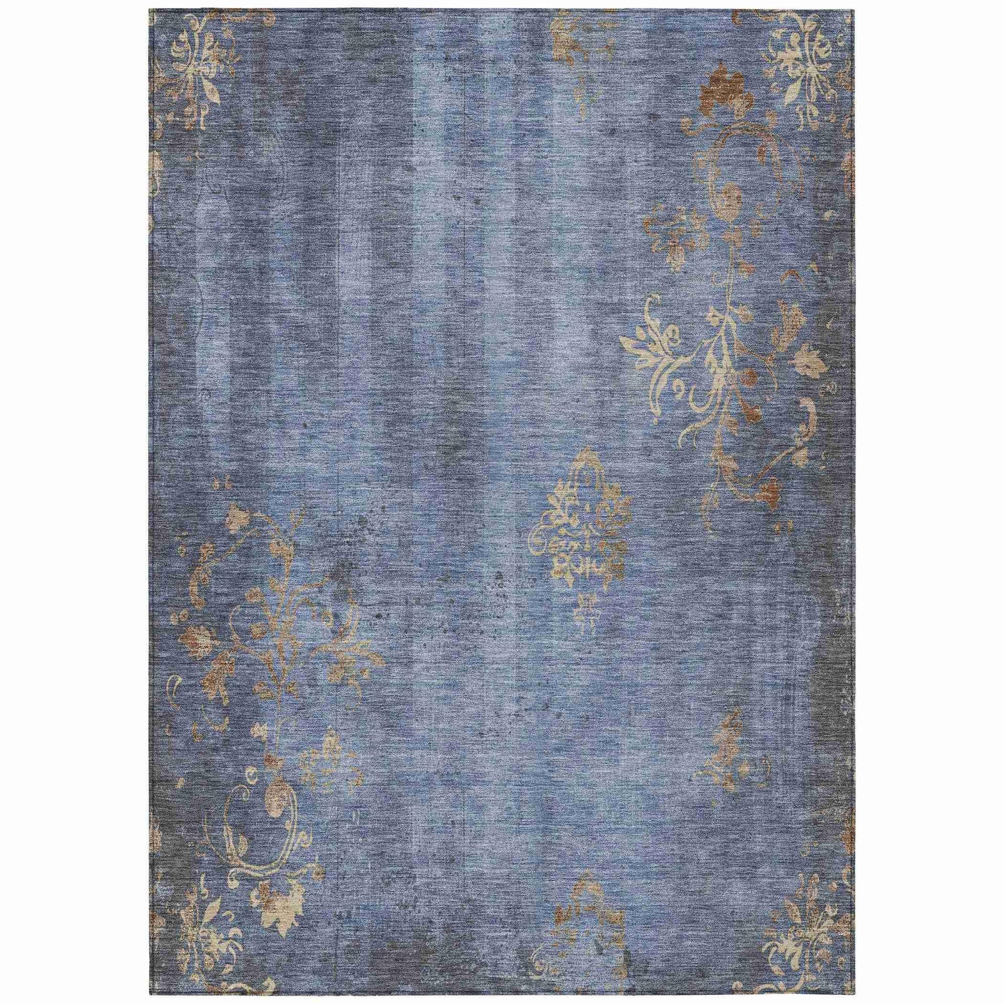 Addison Rugs Naelion Denim Washable Indoor-Outdoor Rug