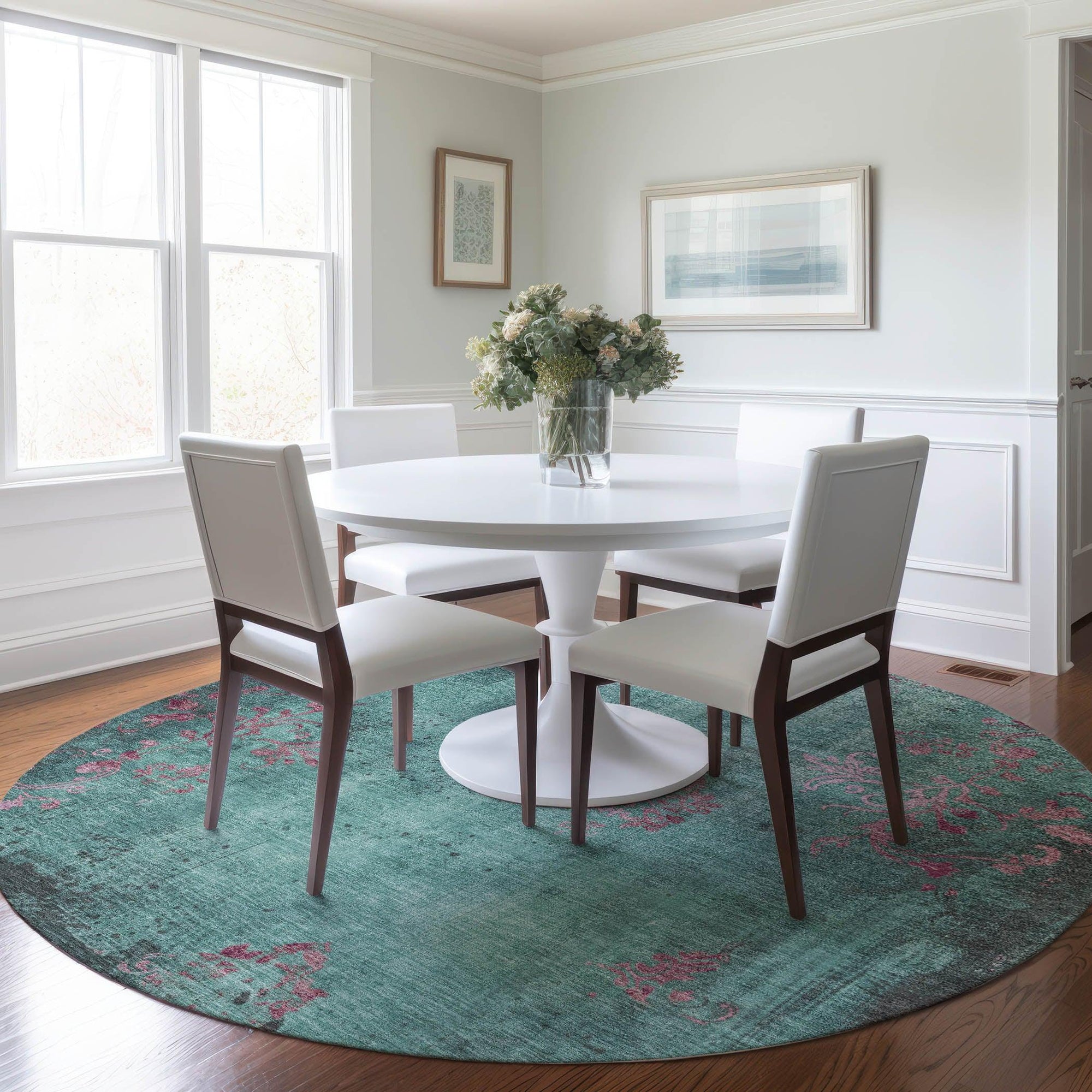 Addison Rugs Naelion Seafoam Washable Indoor-Outdoor Rug