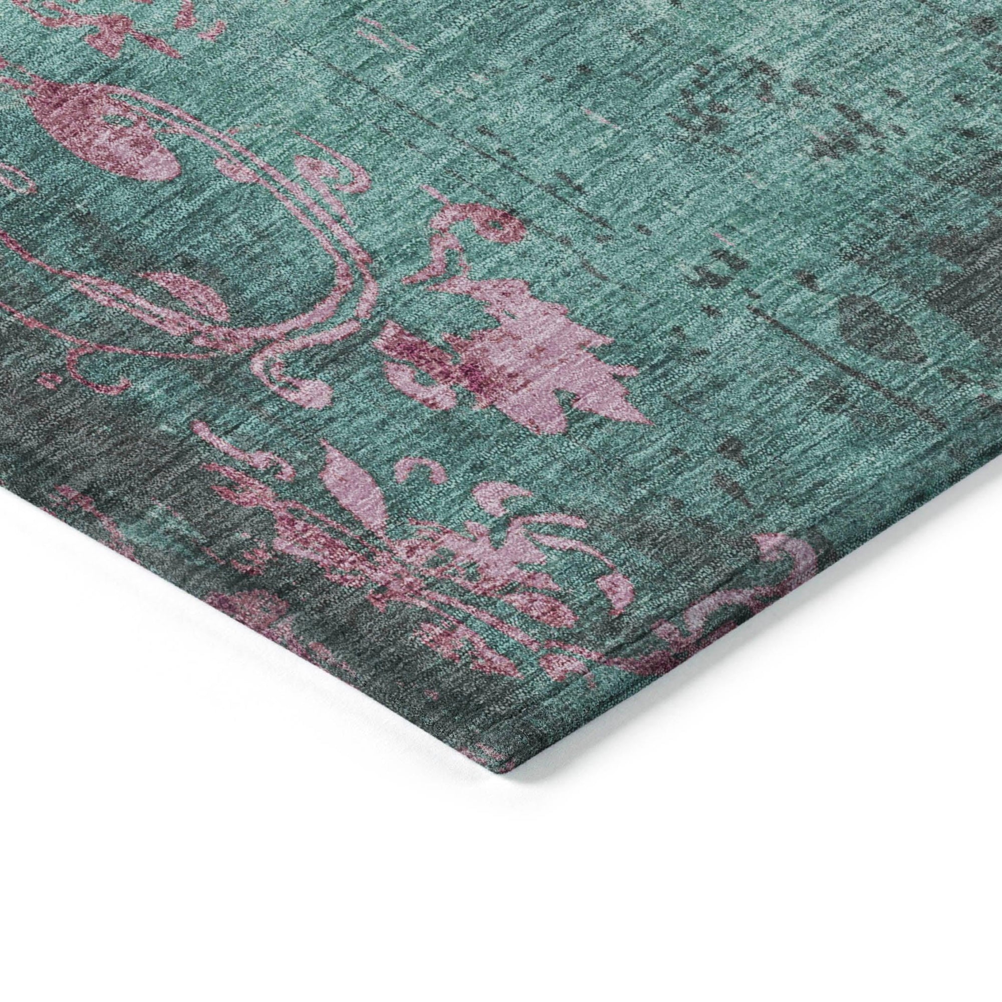 Addison Rugs Naelion Seafoam Washable Indoor-Outdoor Rug
