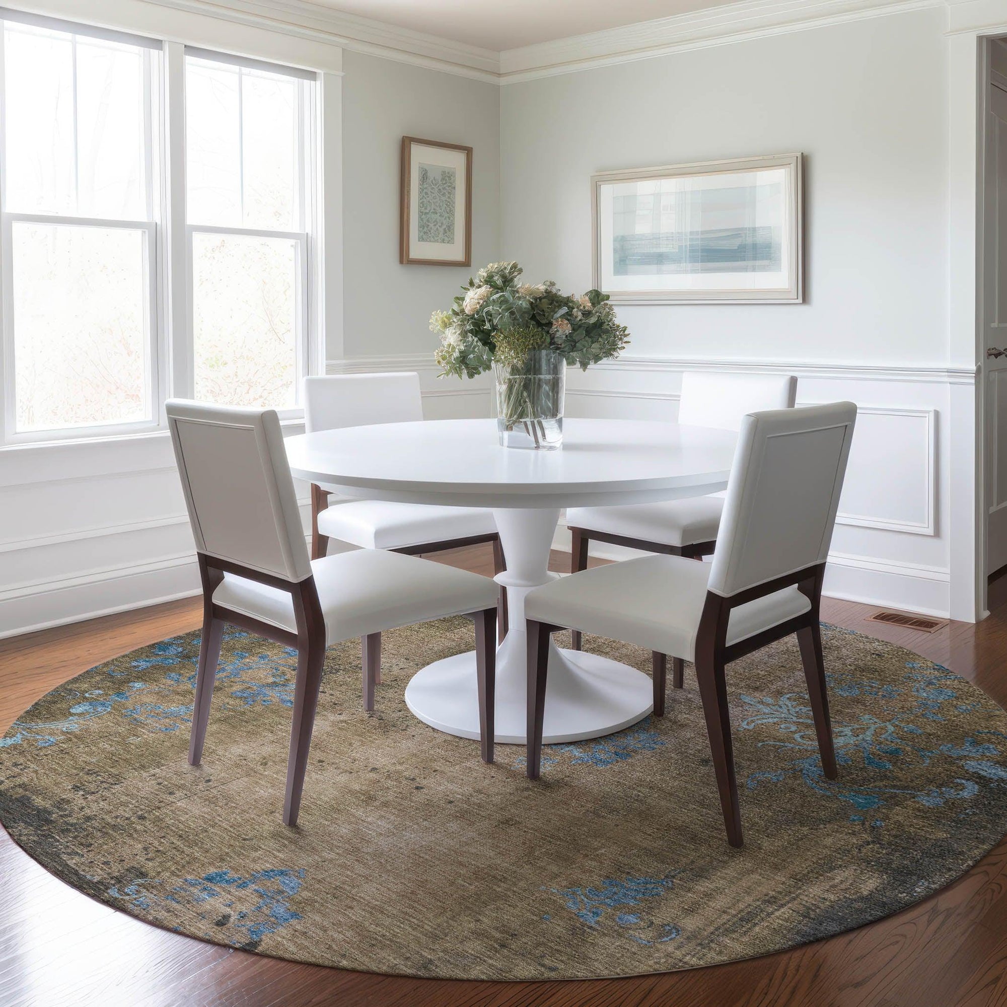 Addison Rugs Naelion Brown Washable Indoor-Outdoor Rug