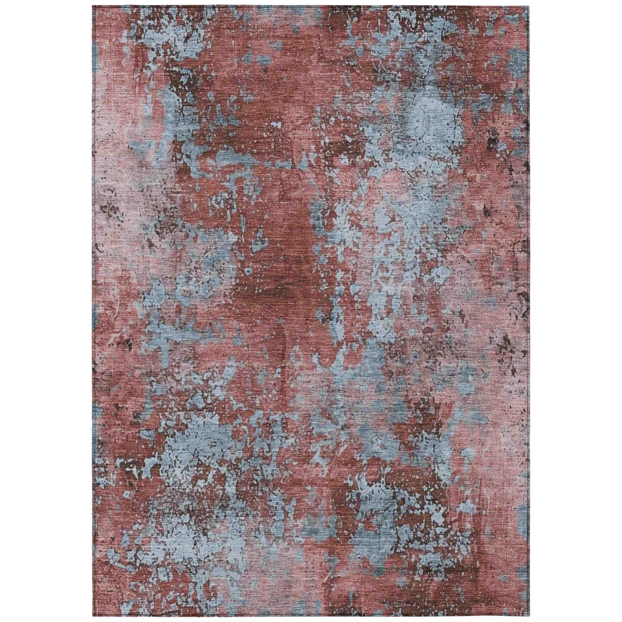 Addison Rugs Naelira Coral Washable Indoor-Outdoor Rug