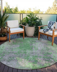Addison Rugs Naelira Green Washable Indoor-Outdoor Rug