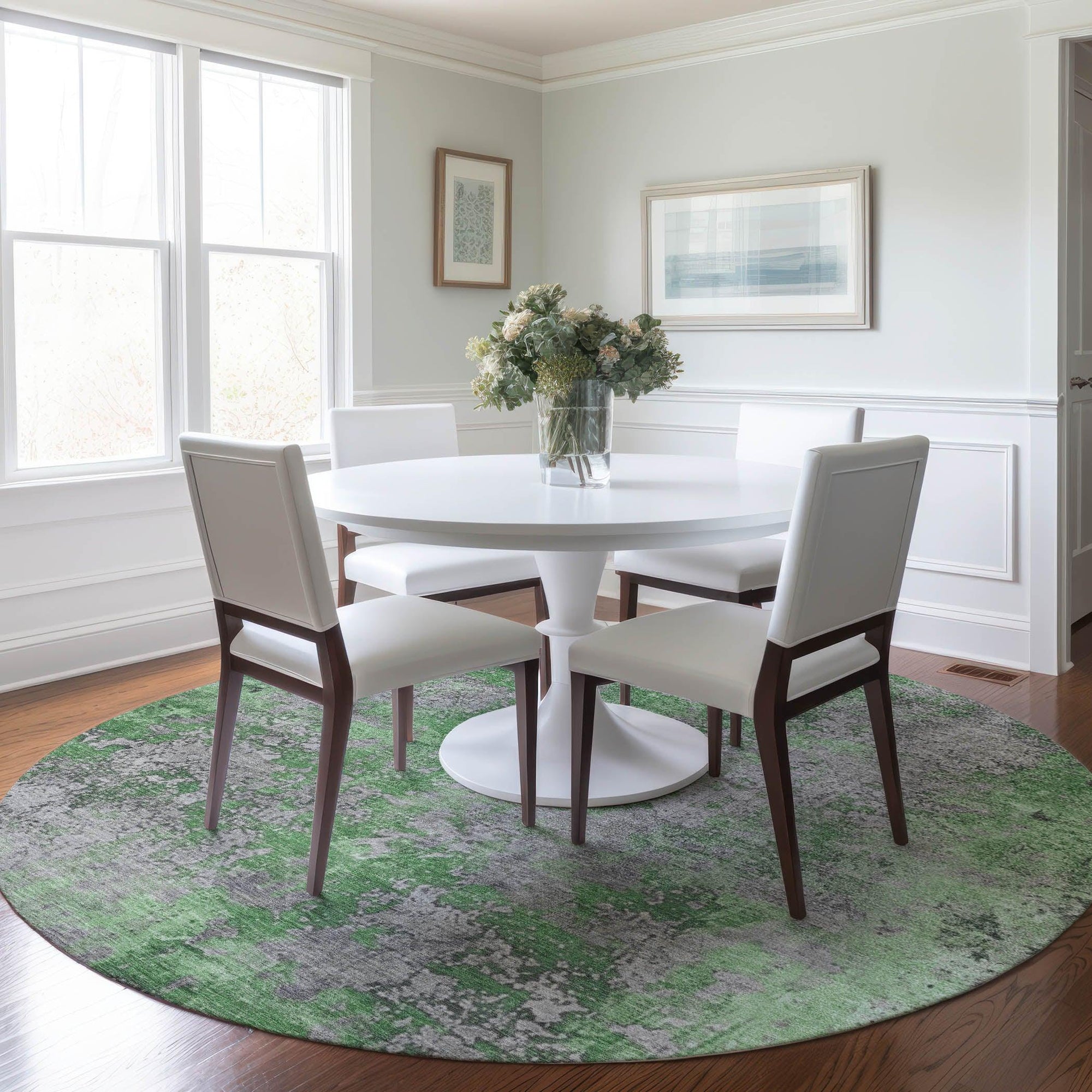 Addison Rugs Naelira Green Washable Indoor-Outdoor Rug