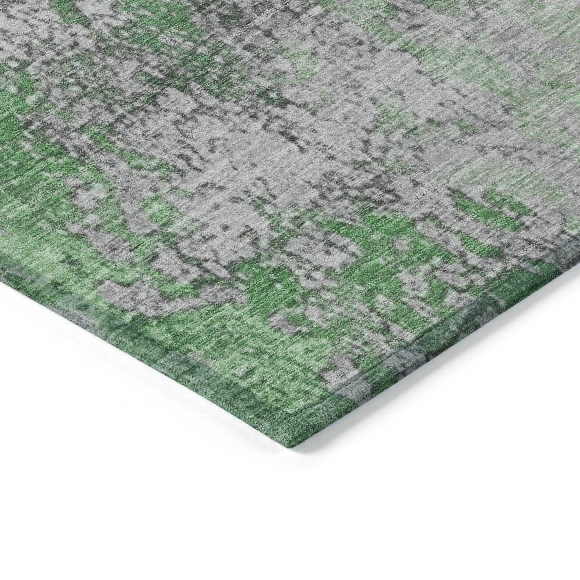 Addison Rugs Naelira Green Washable Indoor-Outdoor Rug