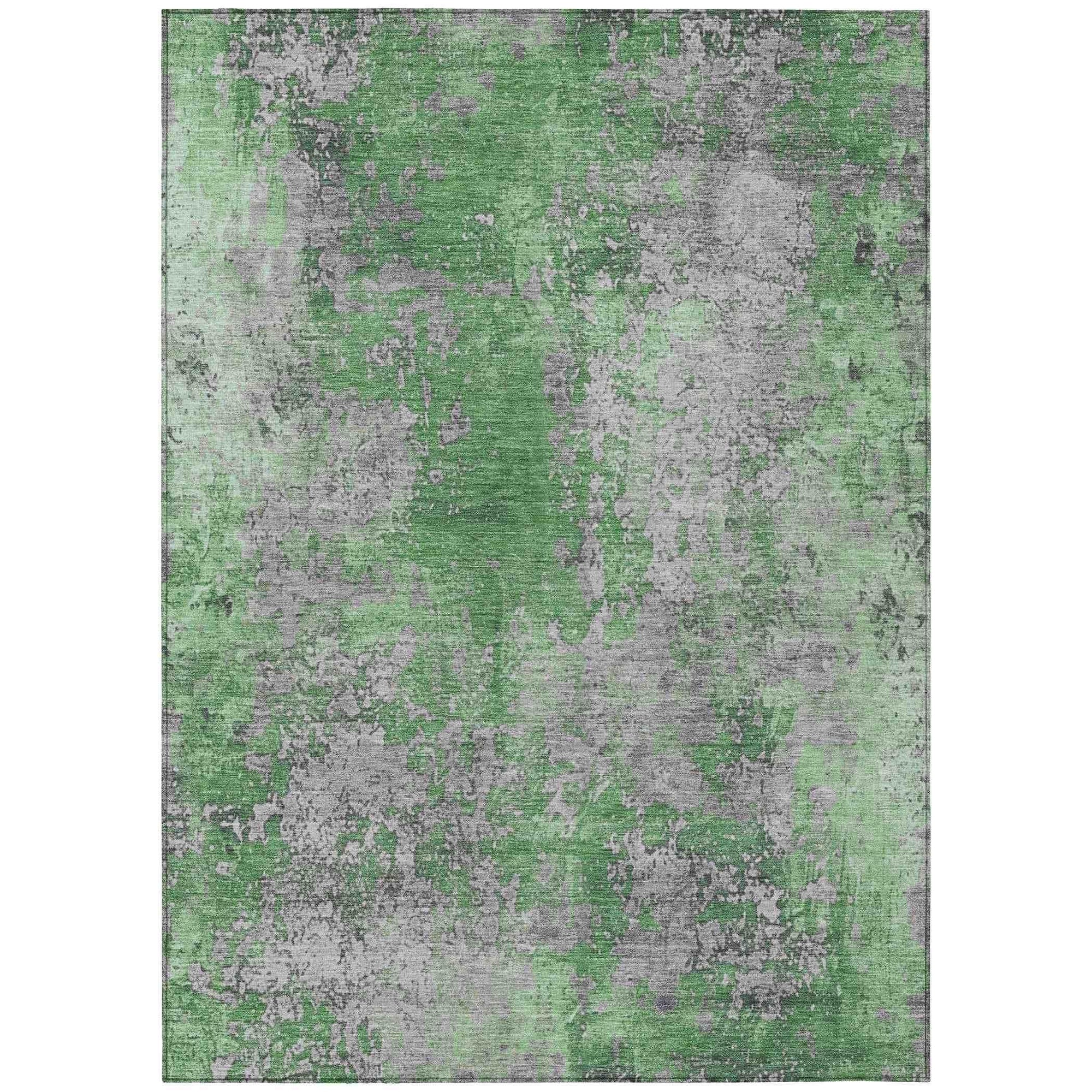 Addison Rugs Naelira Green Washable Indoor-Outdoor Rug