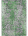 Addison Rugs Naelira Green Washable Indoor-Outdoor Rug