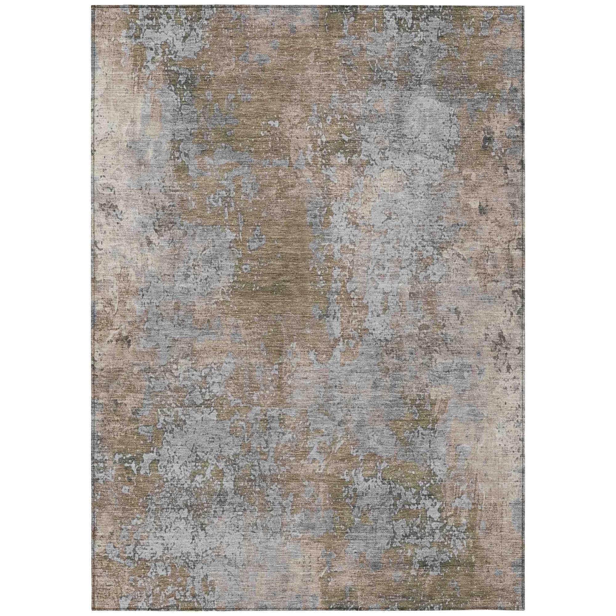 Addison Rugs Naelira Brown Washable Indoor-Outdoor Rug