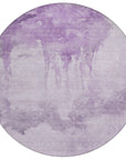 Addison Rugs Naelon Purple Washable Indoor-Outdoor Rug