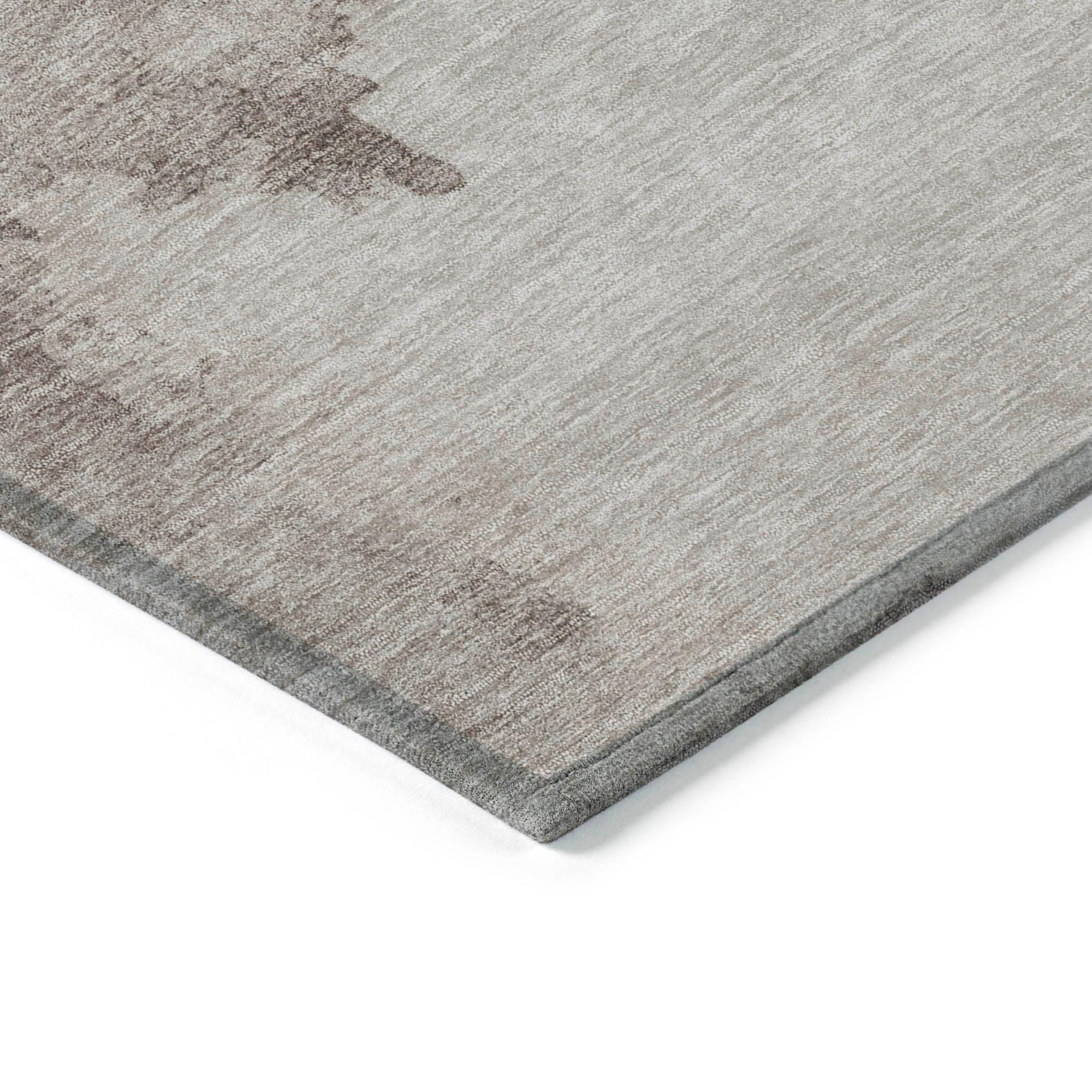Addison Rugs Naelon Brown Washable Indoor-Outdoor Rug