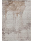 Addison Rugs Naelon Brown Washable Indoor-Outdoor Rug