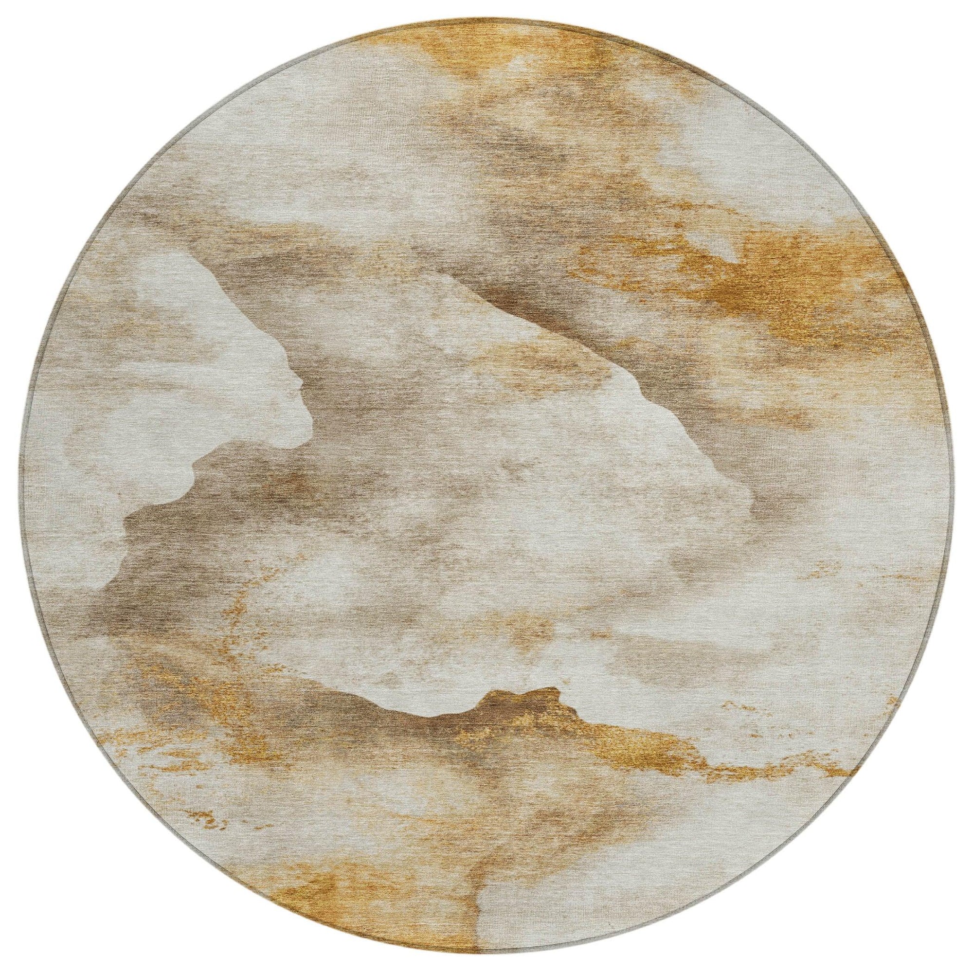 Addison Rugs Oelas Brown Washable Indoor-Outdoor Rug