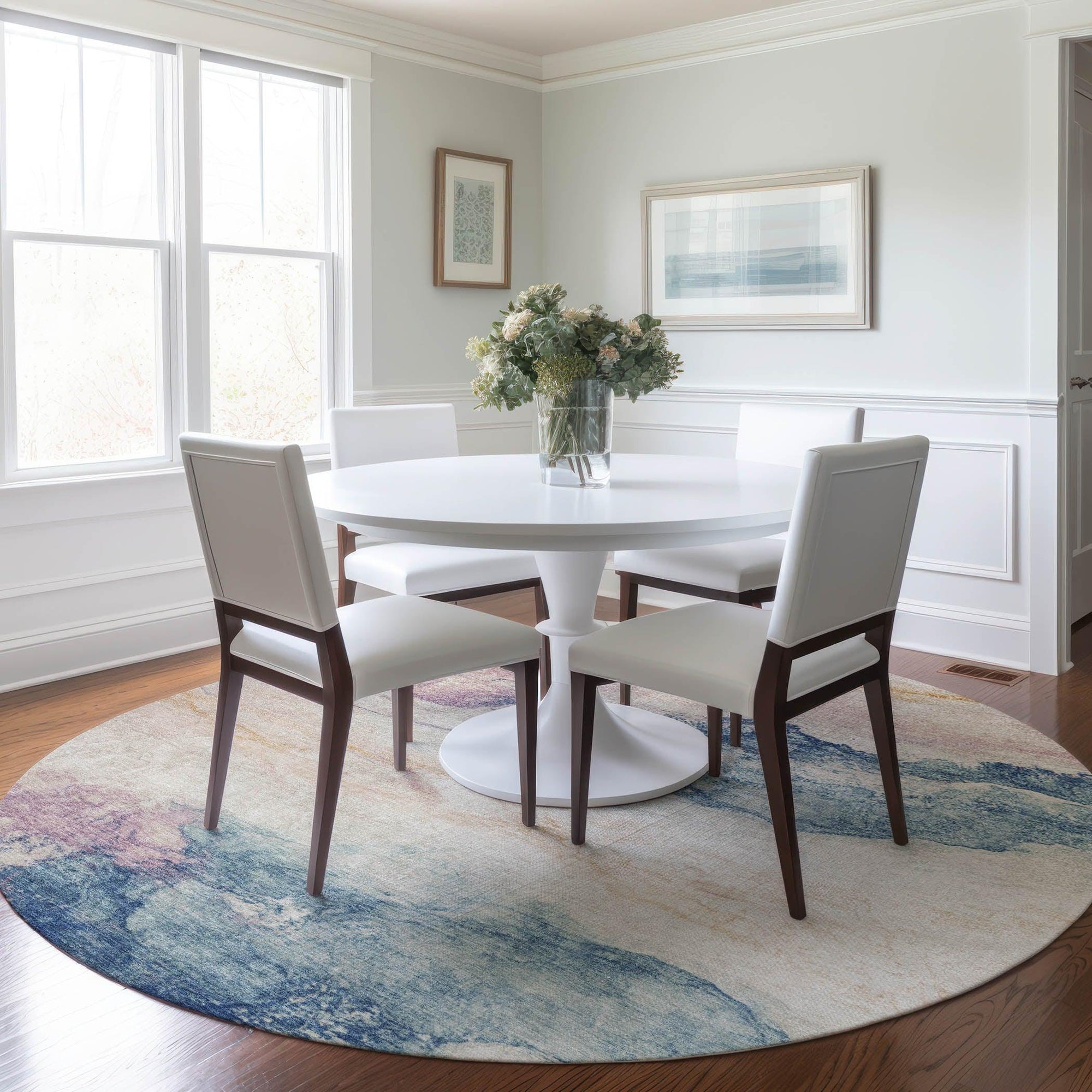 Addison Rugs Oelien Ivory Washable Indoor-Outdoor Rug