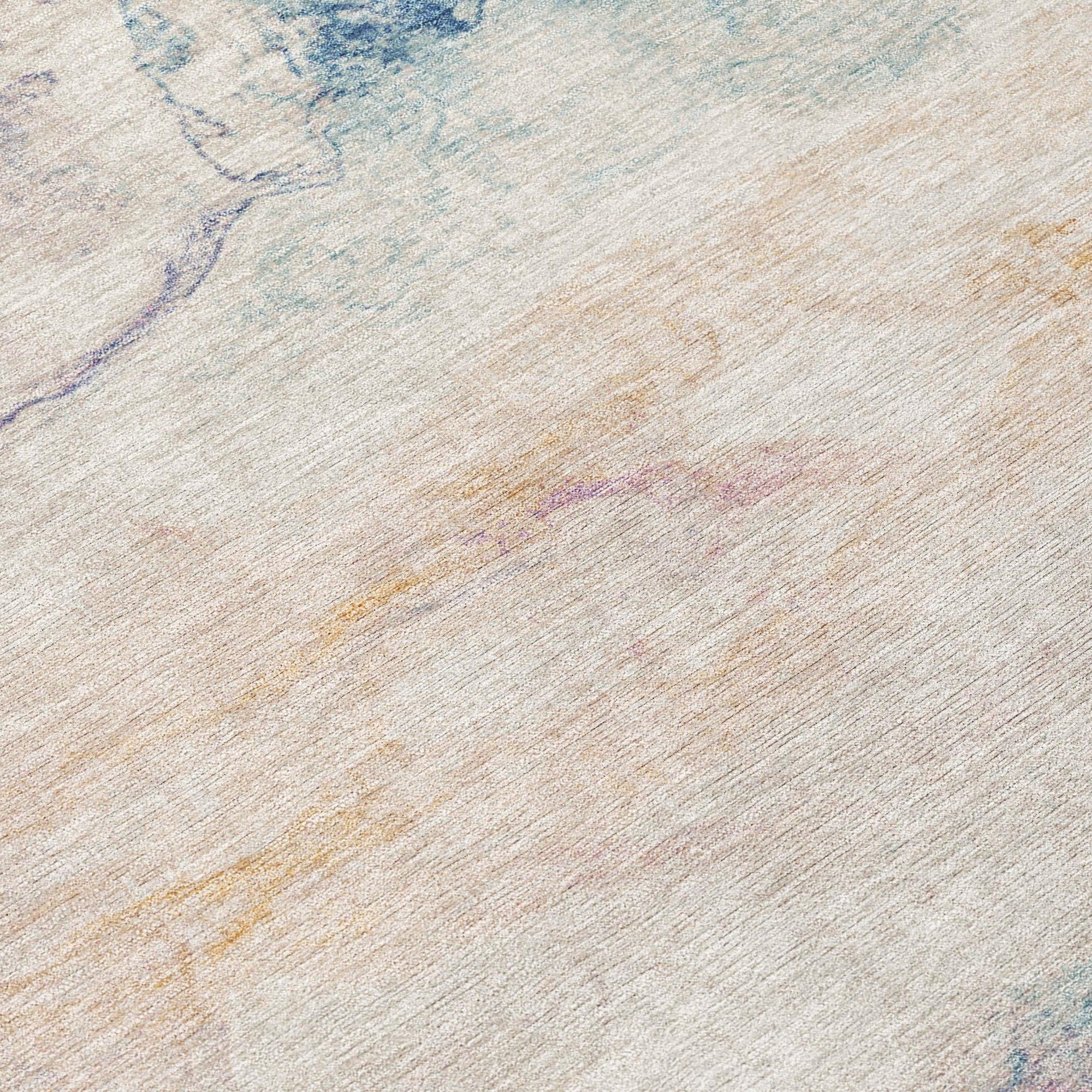 Addison Rugs Oelien Ivory Washable Indoor-Outdoor Rug