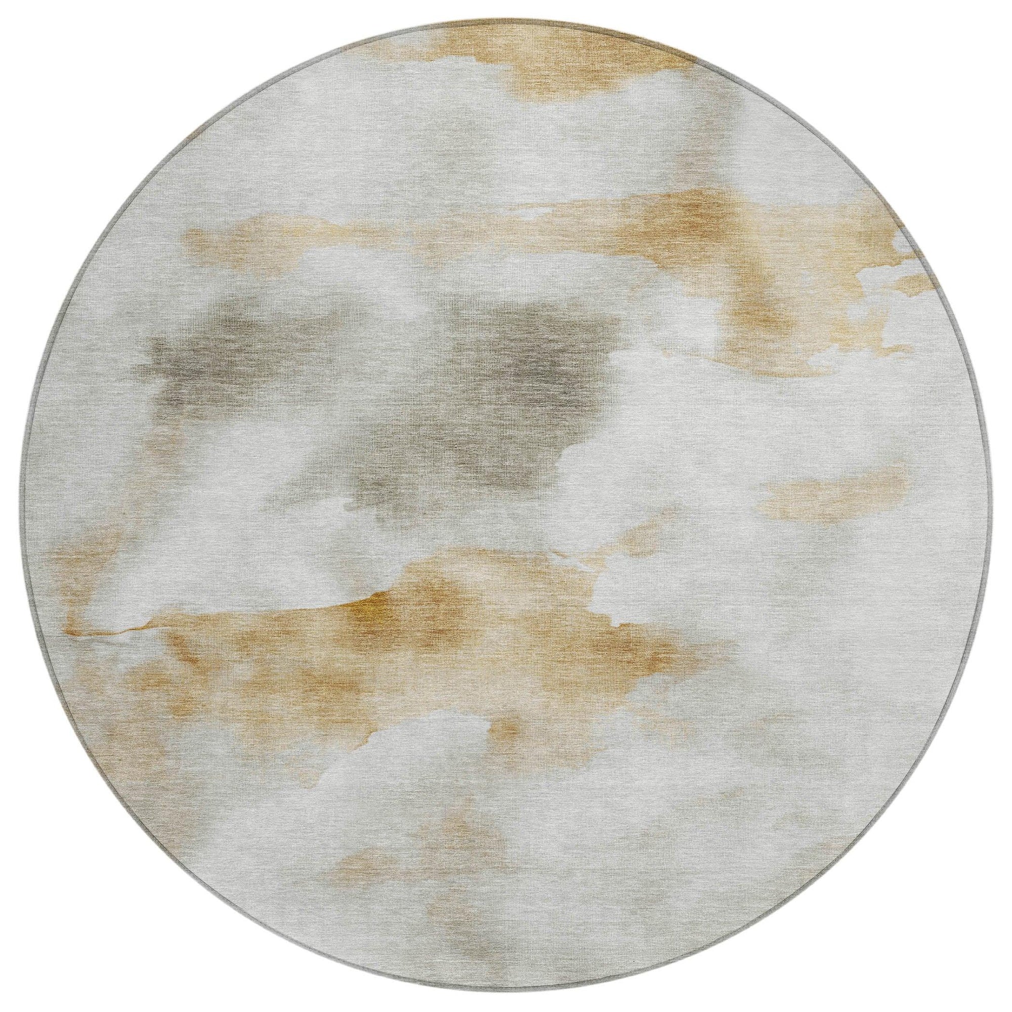 Addison Rugs Oelion Ivory Washable Indoor-Outdoor Rug