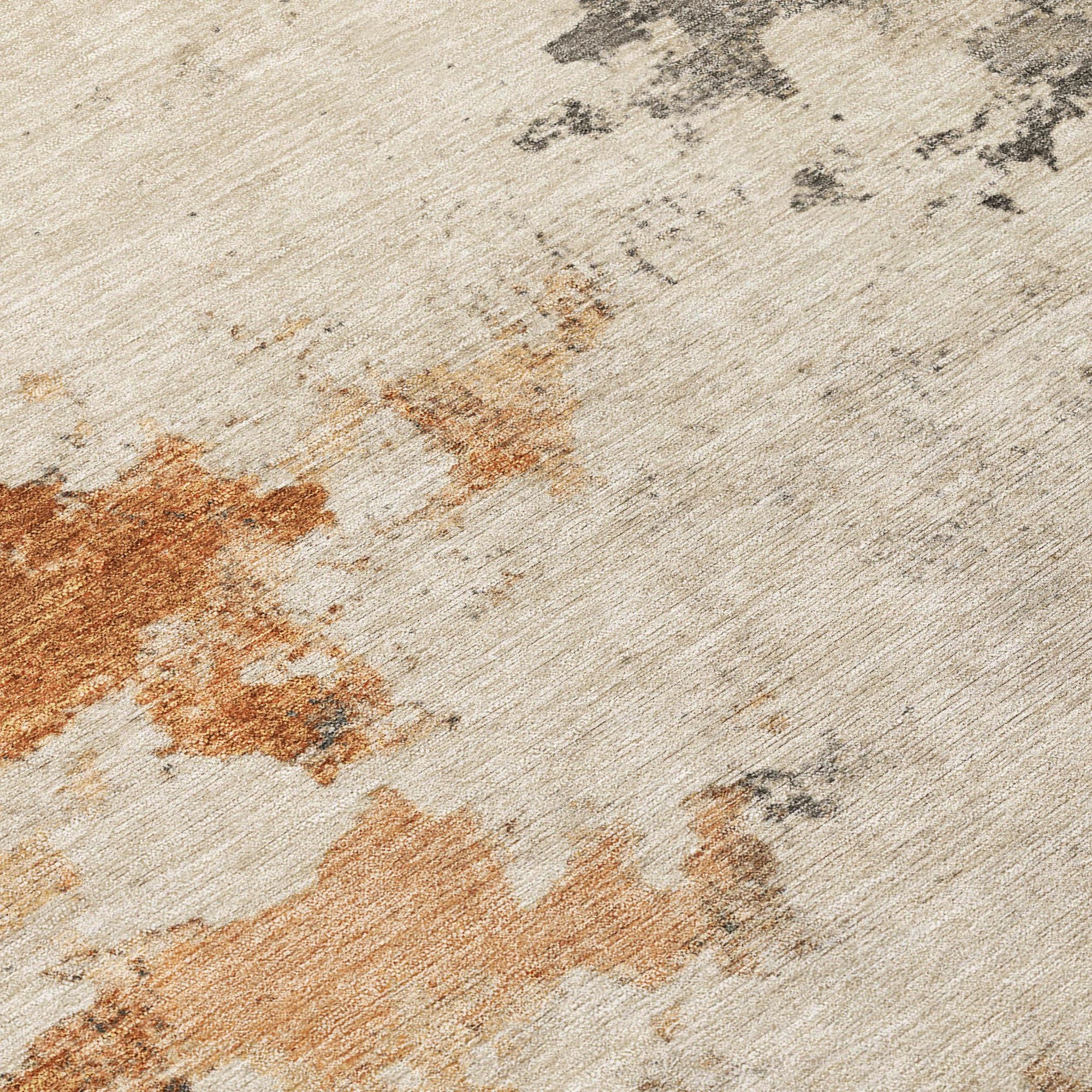 Addison Rugs Oelius Orange Washable Indoor-Outdoor Rug