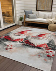 Paelara Ivory Washable Indoor-Outdoor Rug