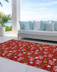 Addison Rugs Paelien Red Washable Indoor-Outdoor Rug