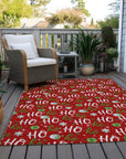 Addison Rugs Paelien Red Washable Indoor-Outdoor Rug