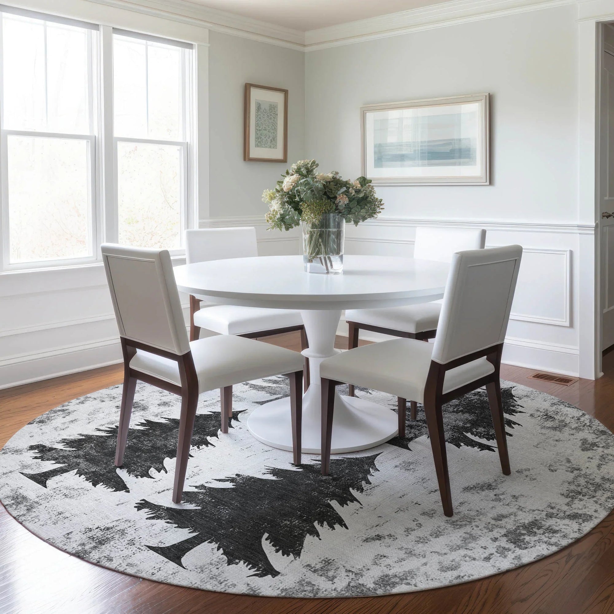 Addison Rugs Paelion Gray Washable Indoor-Outdoor Rug
