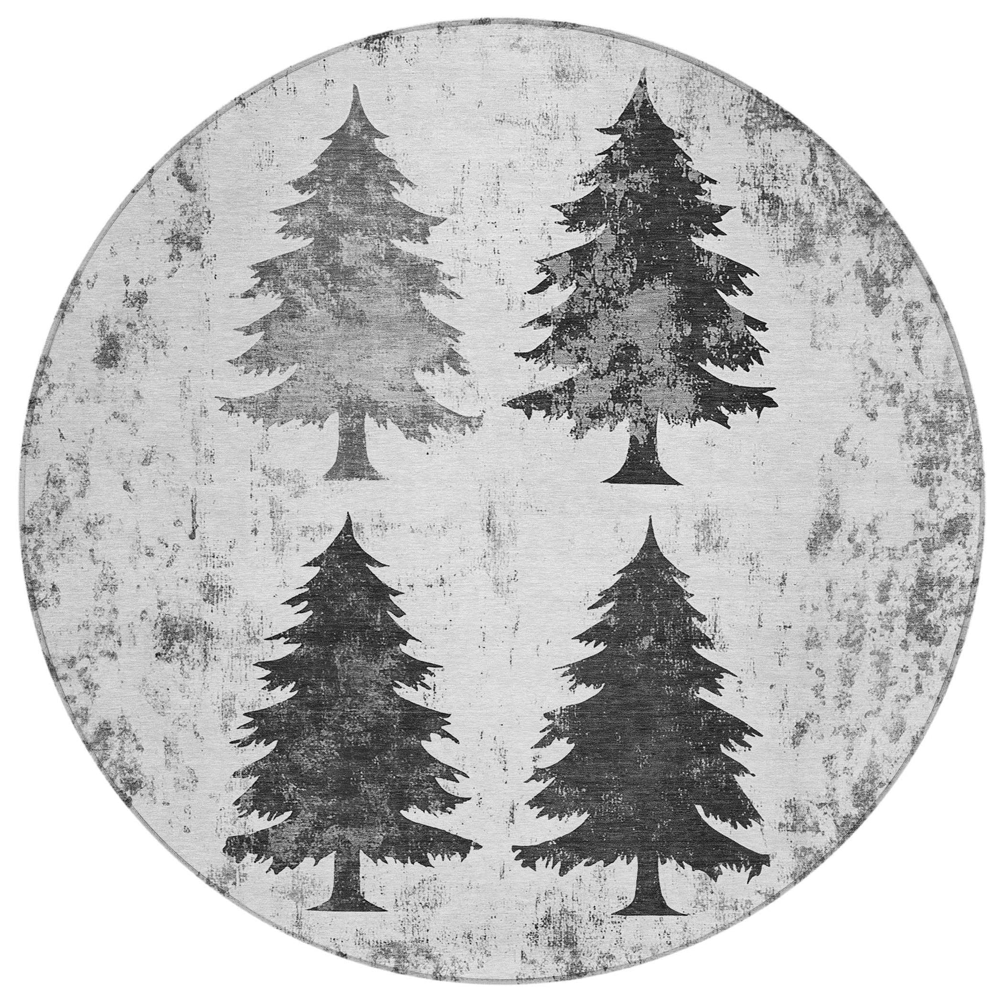 Addison Rugs Paelion Gray Washable Indoor-Outdoor Rug