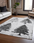 Addison Rugs Paelion Gray Washable Indoor-Outdoor Rug